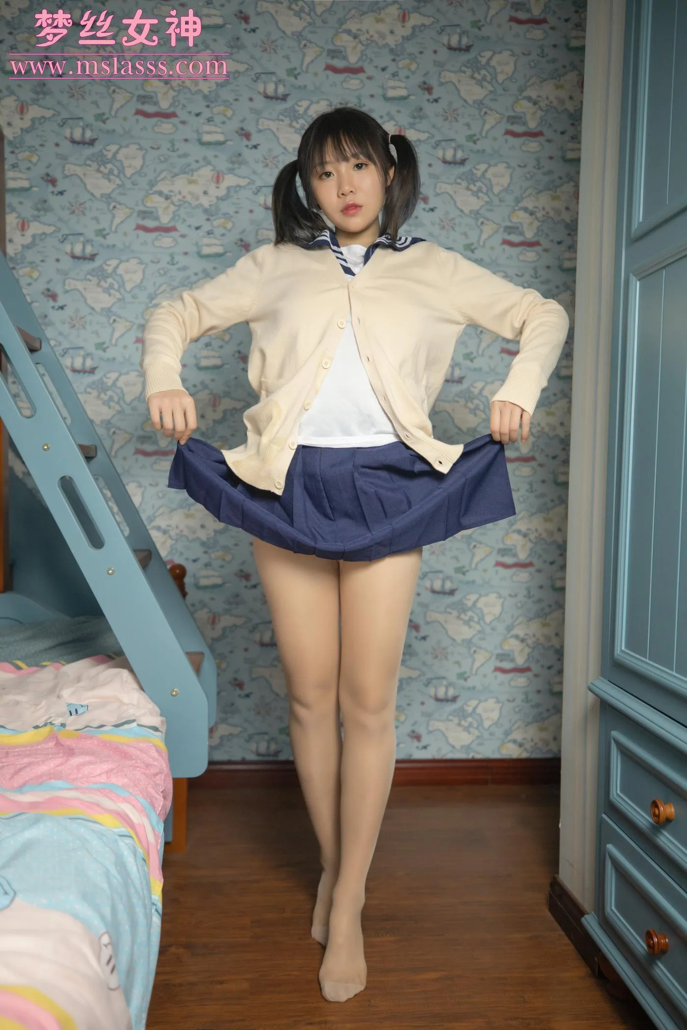 [MSLASS梦丝女神] 2021.02.27 NO.140 小奶喵 丝丝 [49P]插图4